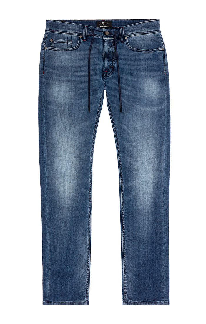 Light Blue Ronnie J Luxe Joger Mid Blue 7 For All Mankind