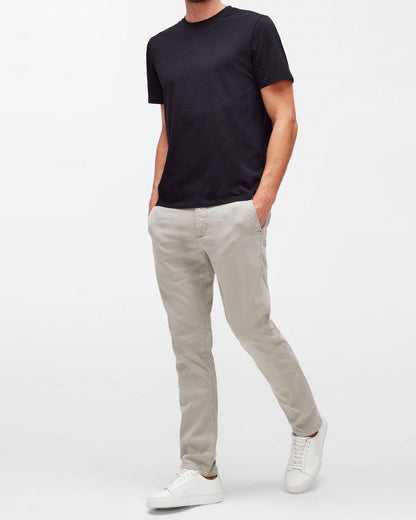 Light Grey Slimmy Chino Tap. Weightless Colors Griffin 7 For All Mankind