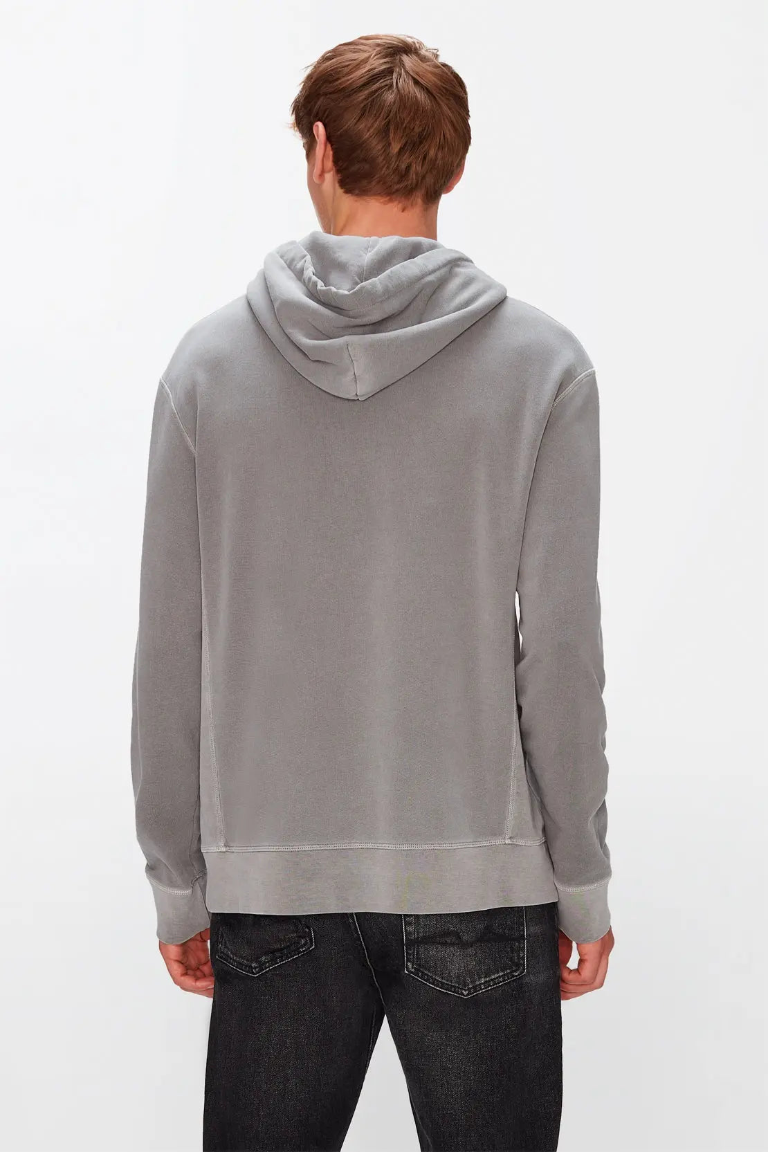 Hoodie Mineral Dye Grey - BEVAVA