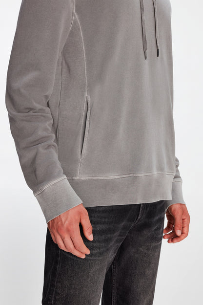 Hoodie Mineral Dye Grey