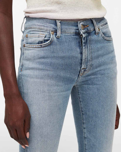 Light Blue Roxanne Ankle Luxe Vintage Dream Time 7 For All Mankind