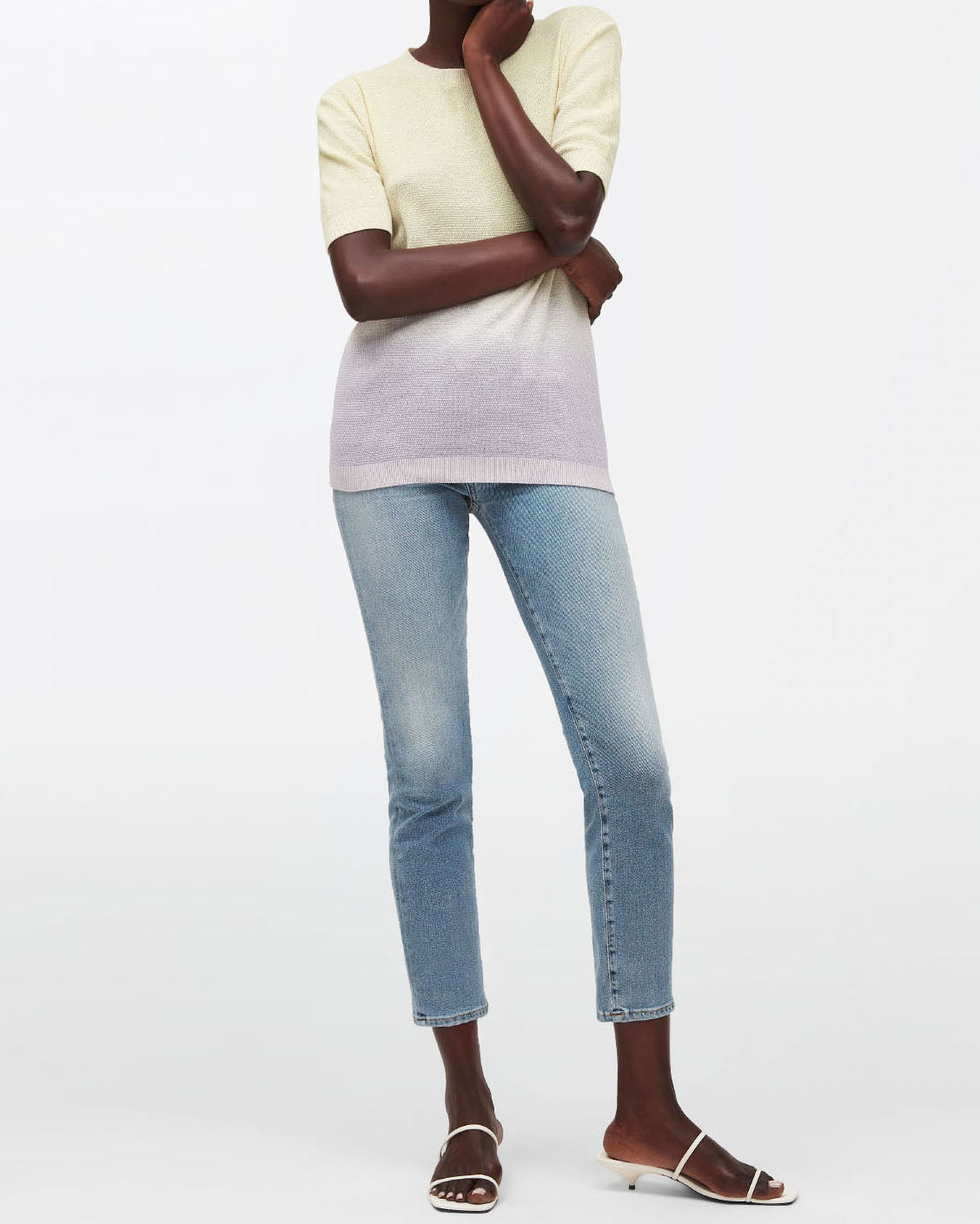 Light Blue Roxanne Ankle Luxe Vintage Dream Time 7 For All Mankind