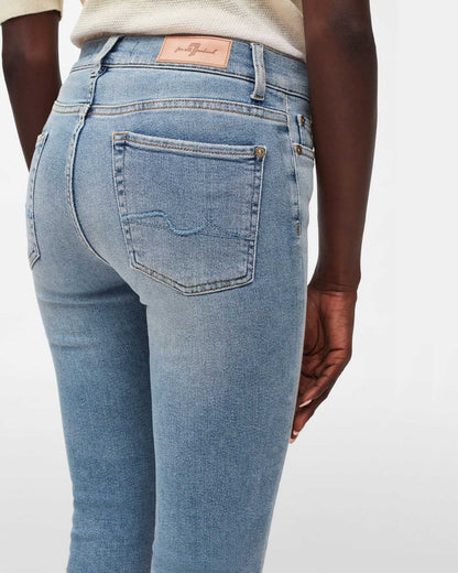 Light Blue Roxanne Ankle Luxe Vintage Dream Time 7 For All Mankind