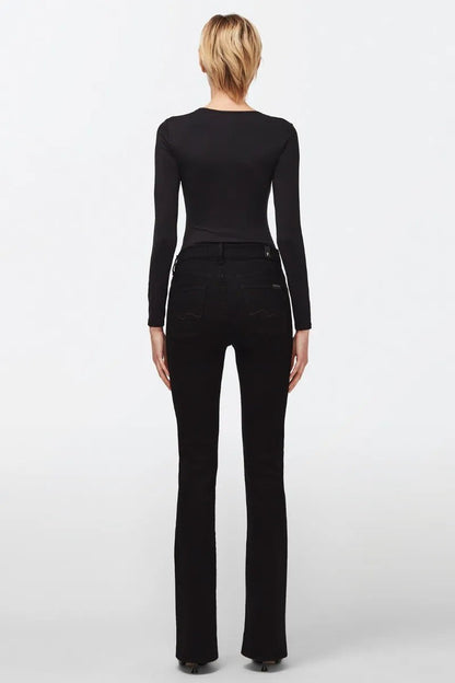 Bootcut Bair Eco Rinsed Black 7 For All Mankind