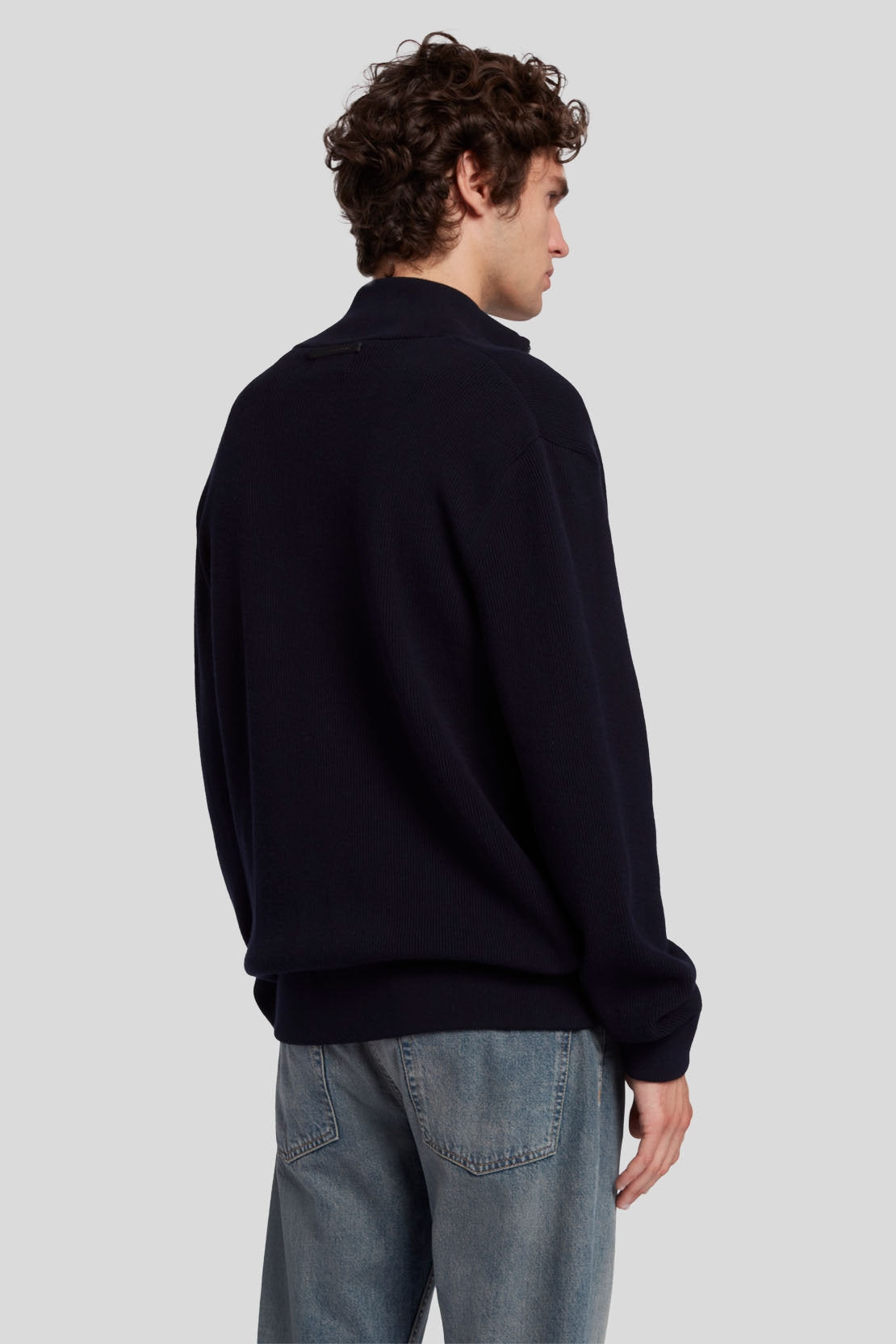 Full Zip Sweater Luxe Performance Navy_JSWM2260NV_NV_04