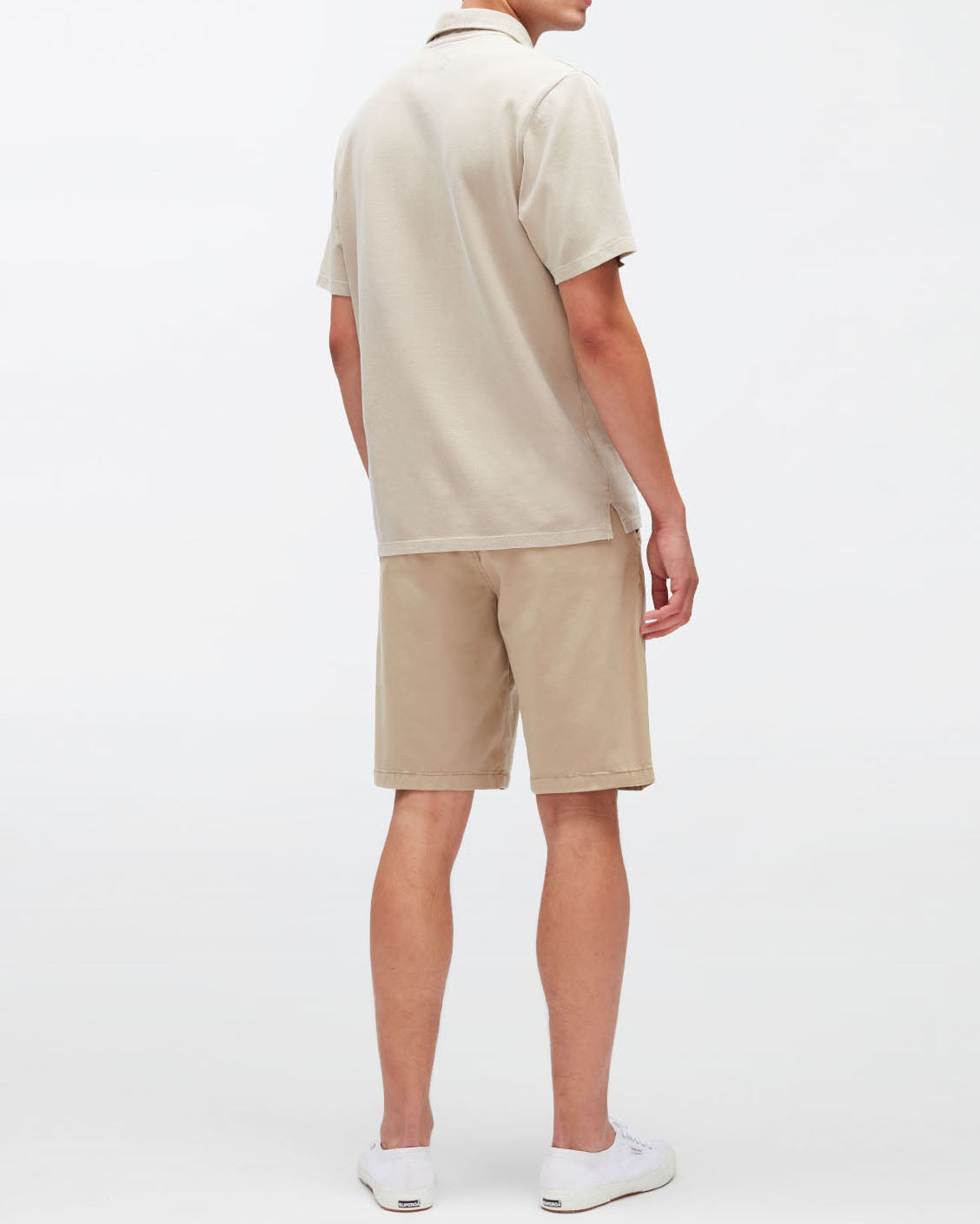 Beige Slimmy Chino Shorts Weightless Colors Arizona 7 For All Mankind