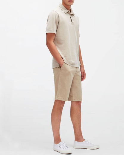 Beige Slimmy Chino Shorts Weightless Colors Arizona 7 For All Mankind
