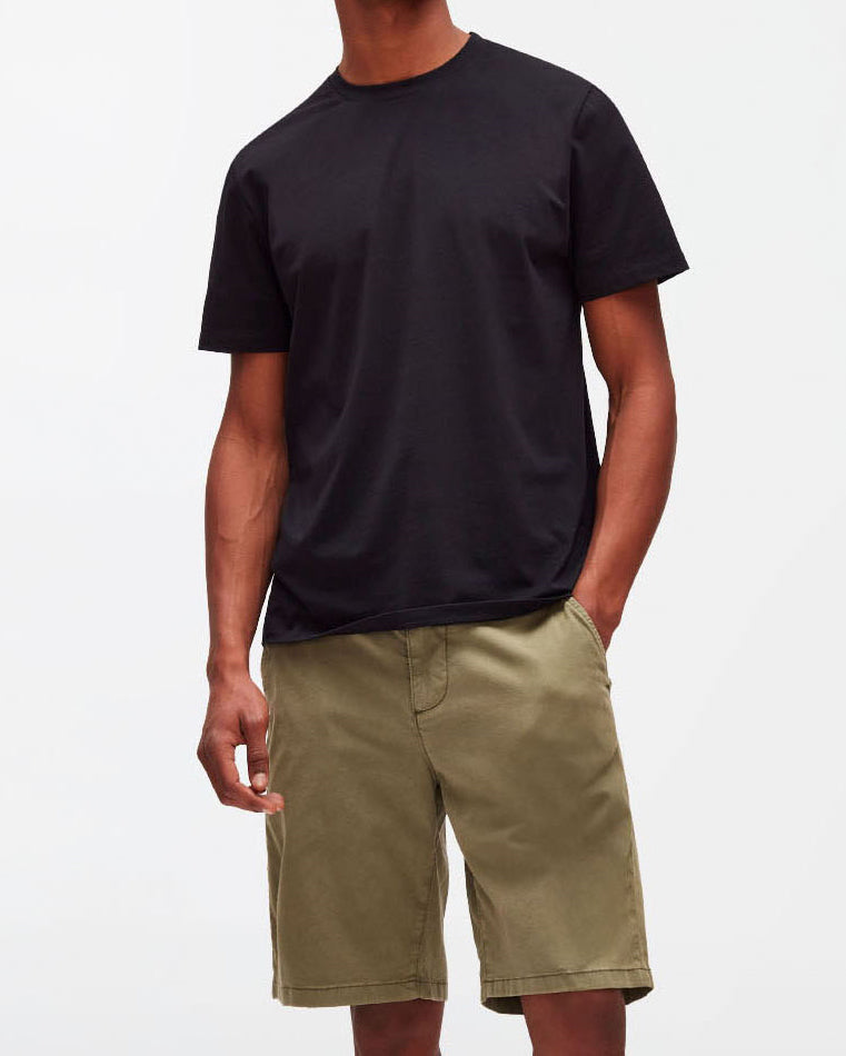 Kaki Slimmy Chino Shorts Weightless Colors Moss 7 For All Mankind