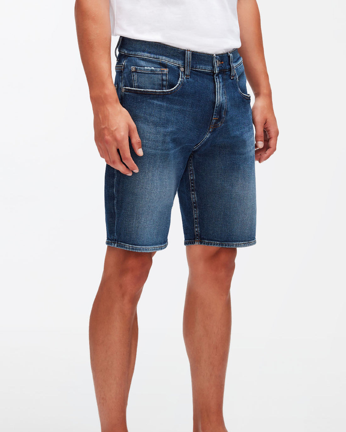 Dark Blue Regular Shorts So Badly Dark Blue 7 For All Mankind