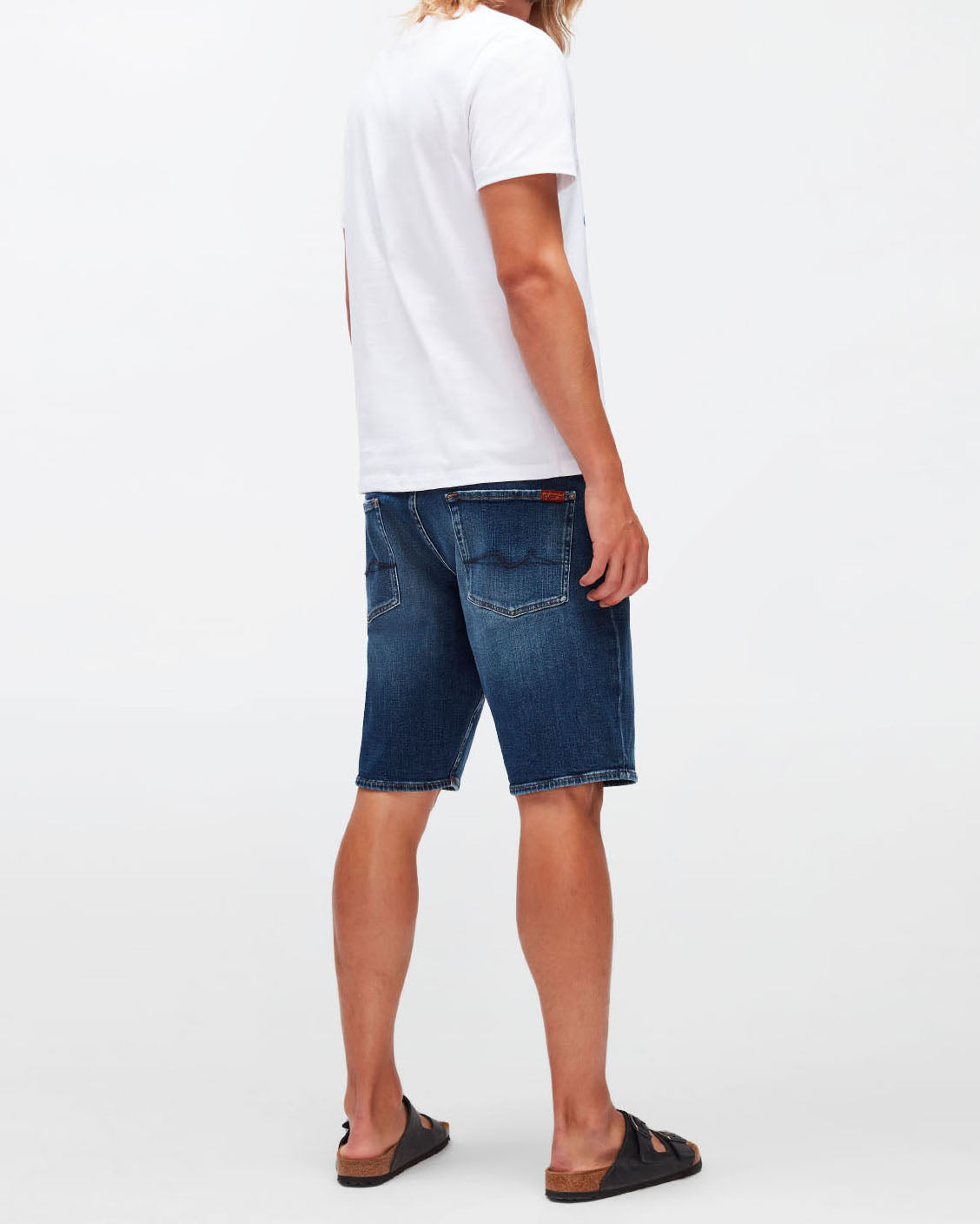 Dark Blue Regular Shorts So Badly Dark Blue 7 For All Mankind