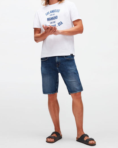 Dark Blue Regular Shorts So Badly Dark Blue 7 For All Mankind