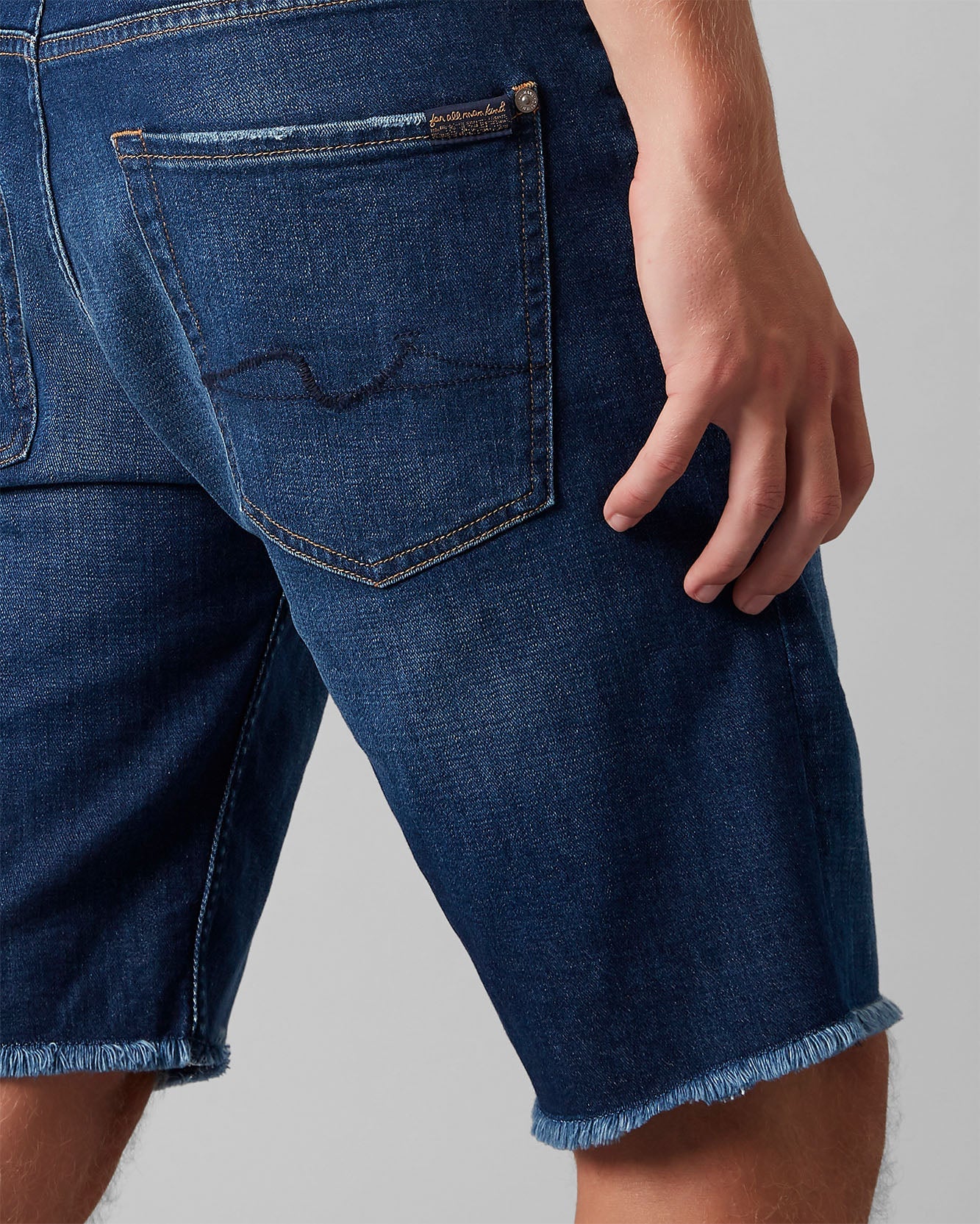 Middle Blue Regular Short Left Hand Cotillo Dark Blue 7 For All Mankind