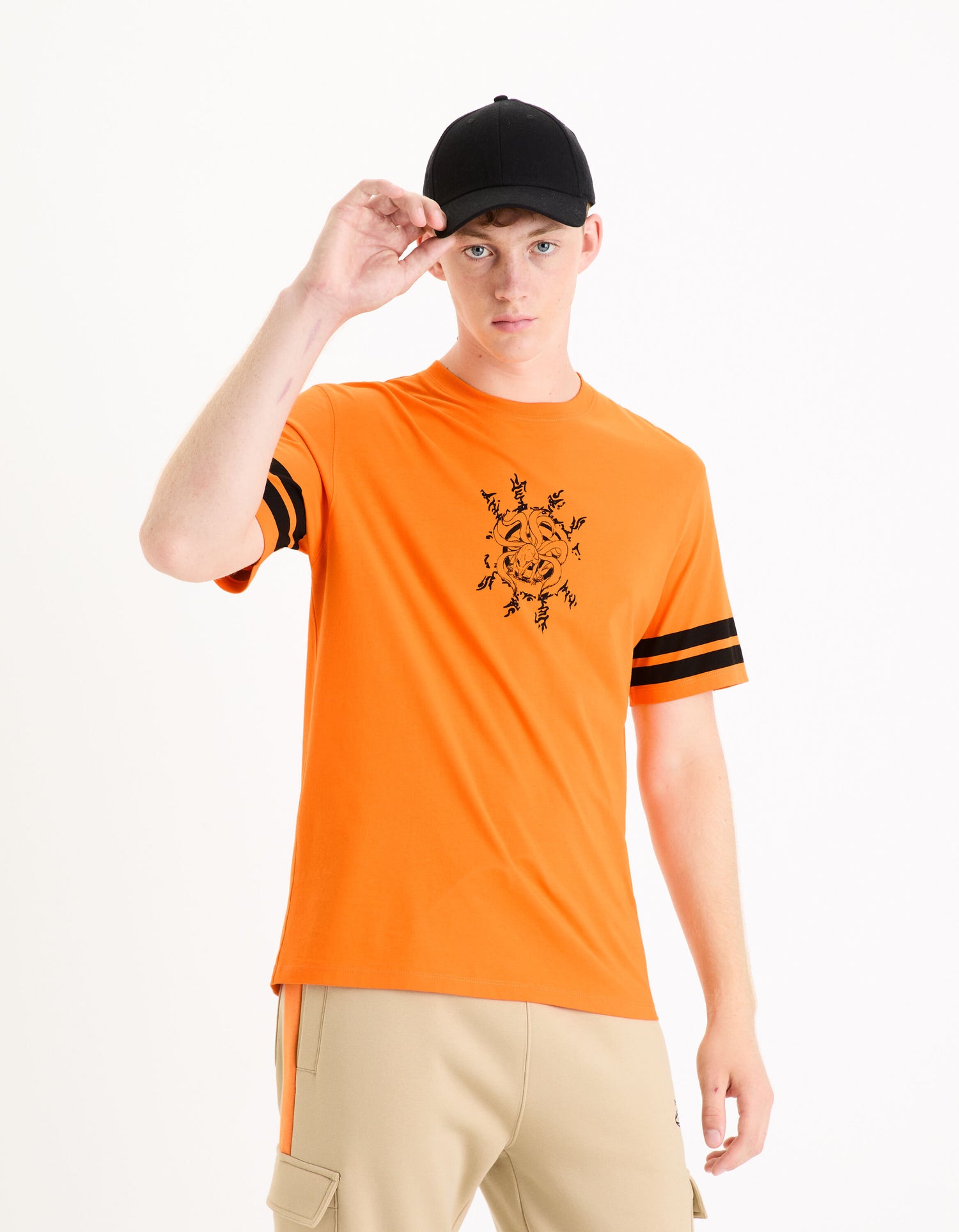 Naruto Shippuden - T-Shirt_LDENAR1_ORANGE_03