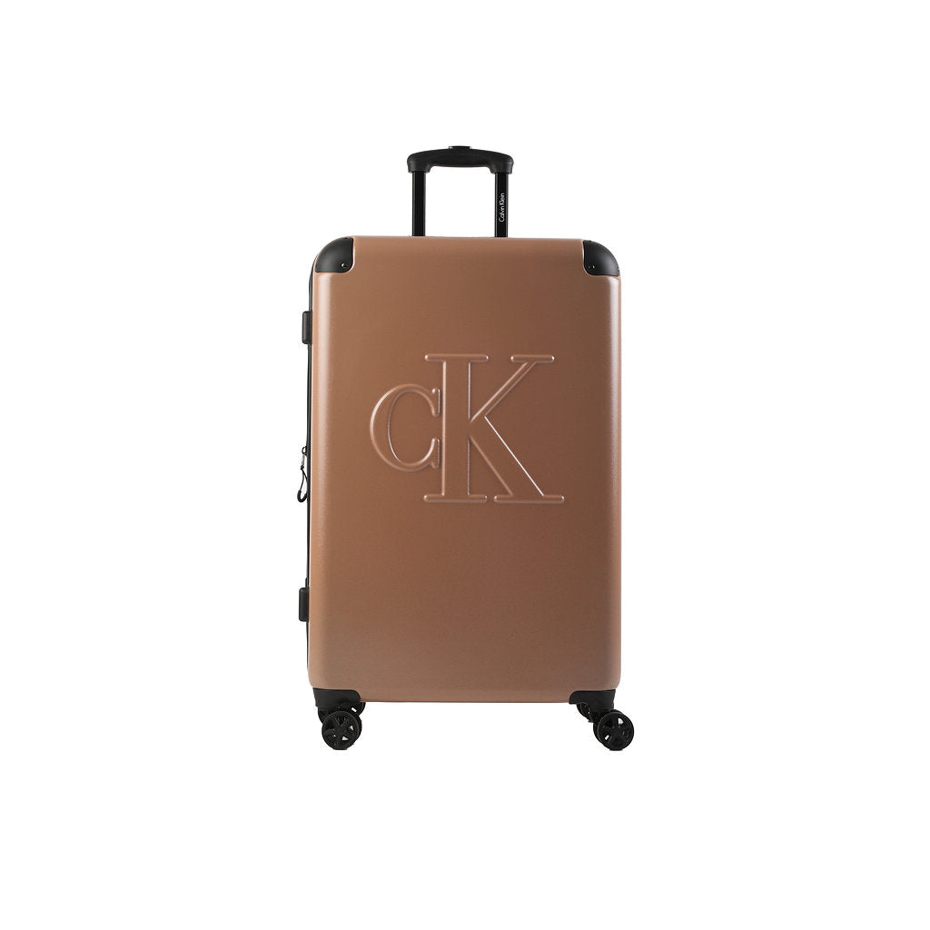Calvin Klein Brown Large Luggage-3