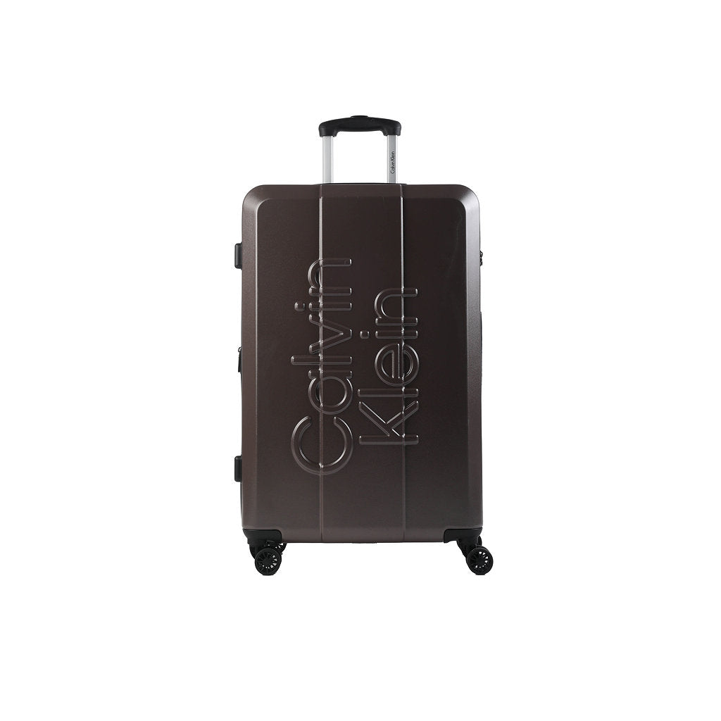 Calvin Klein Brown Large Luggage-1