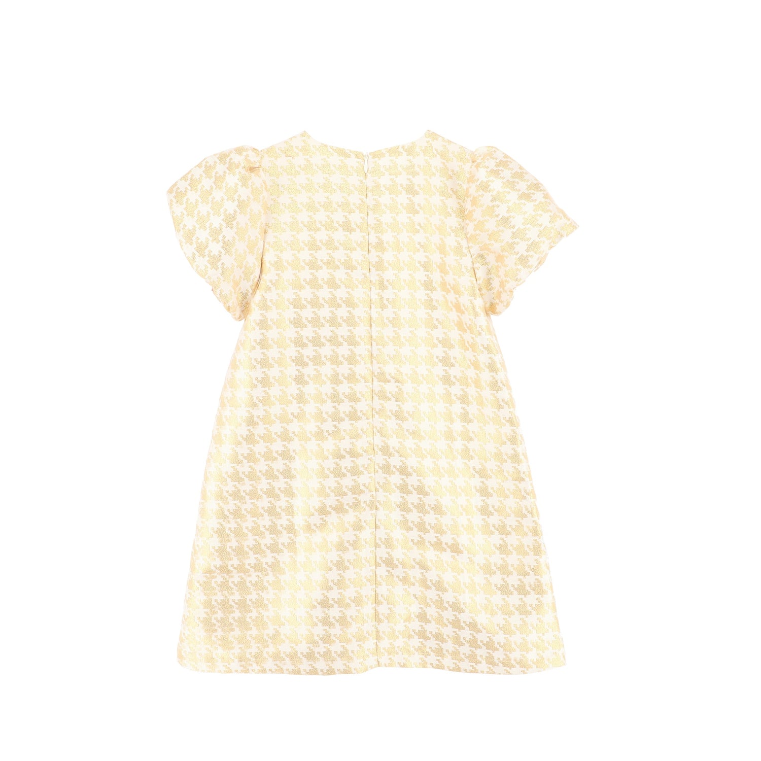 Liliana Houndstooth Dress Snowdrop