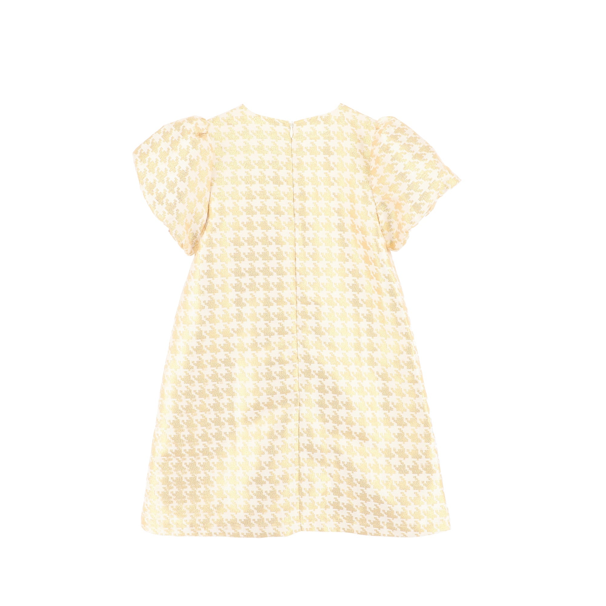 Liliana Houndstooth Dress Snowdrop