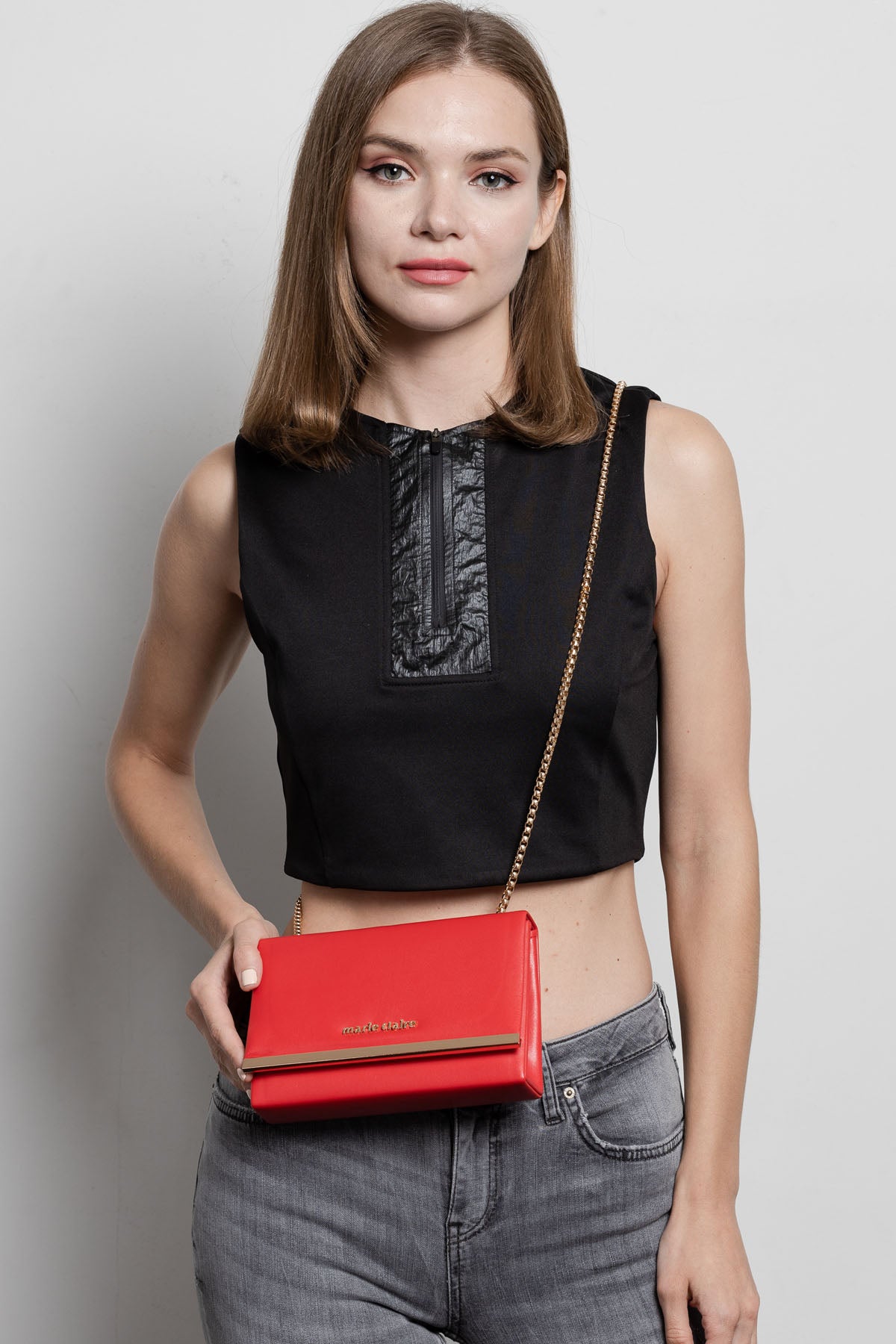 Red Shoulder Bag Soria