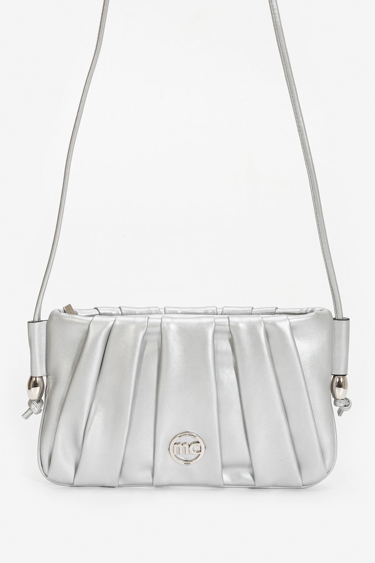 Silver Messenger Bag Rosalie