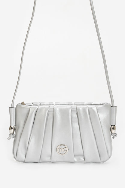 Silver Messenger Bag Rosalie