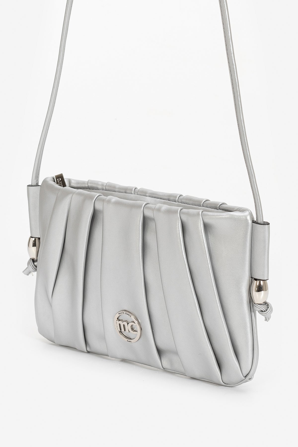 Silver Messenger Bag Rosalie