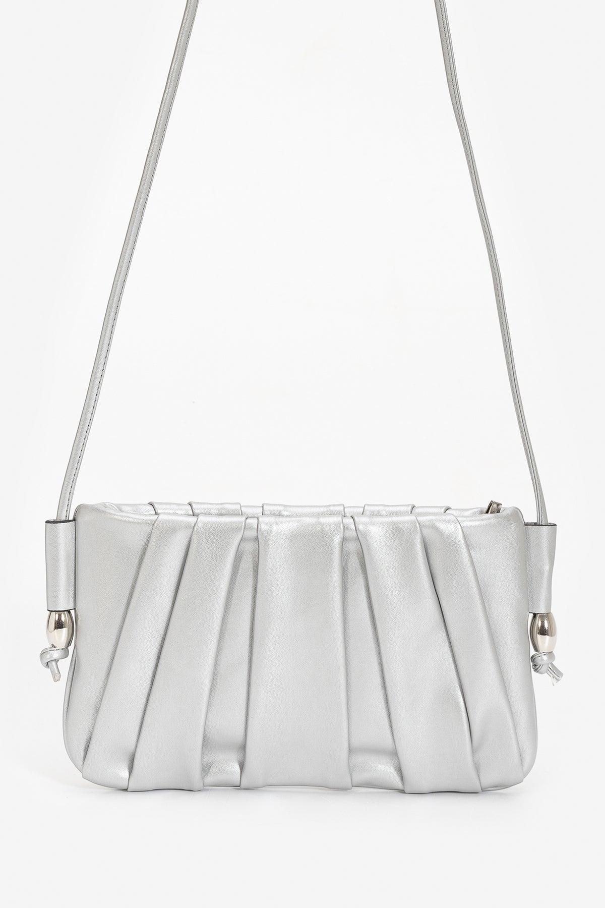 Silver Messenger Bag Rosalie