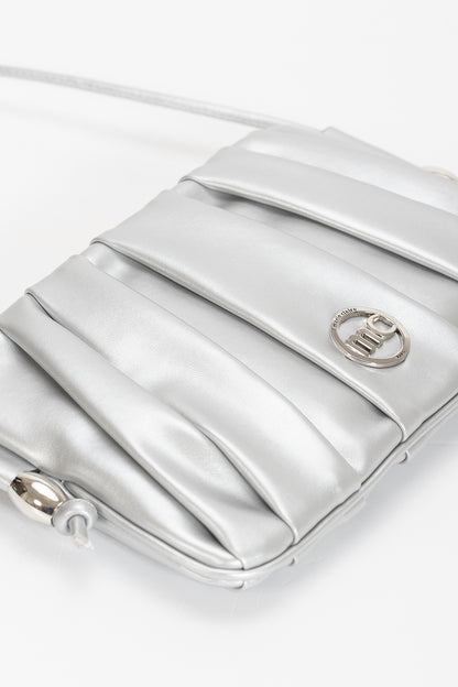 Silver Messenger Bag Rosalie