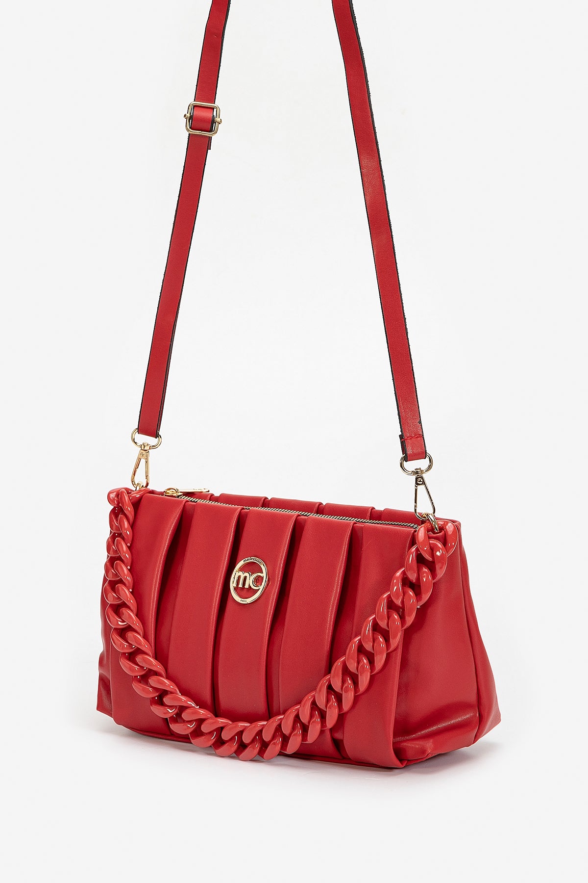 Red Messenger Bag Fontanne