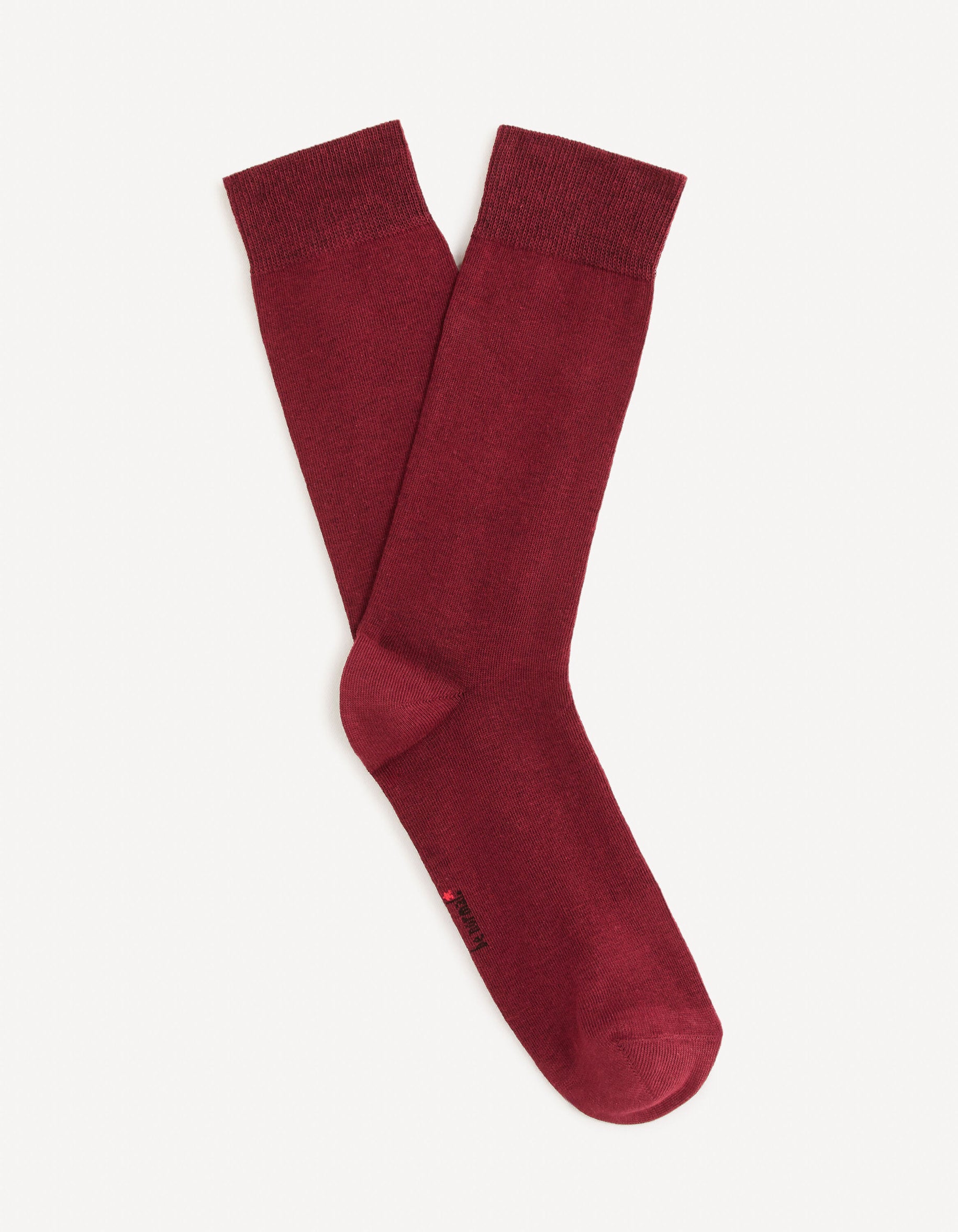 High Cotton Socks_MILOF_BURGUNDY MEL_01