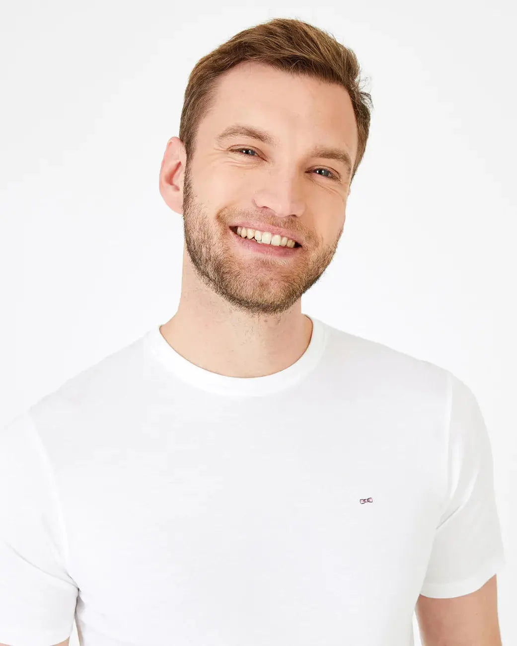 White Short-Sleeved T-Shirt - BEVAVA