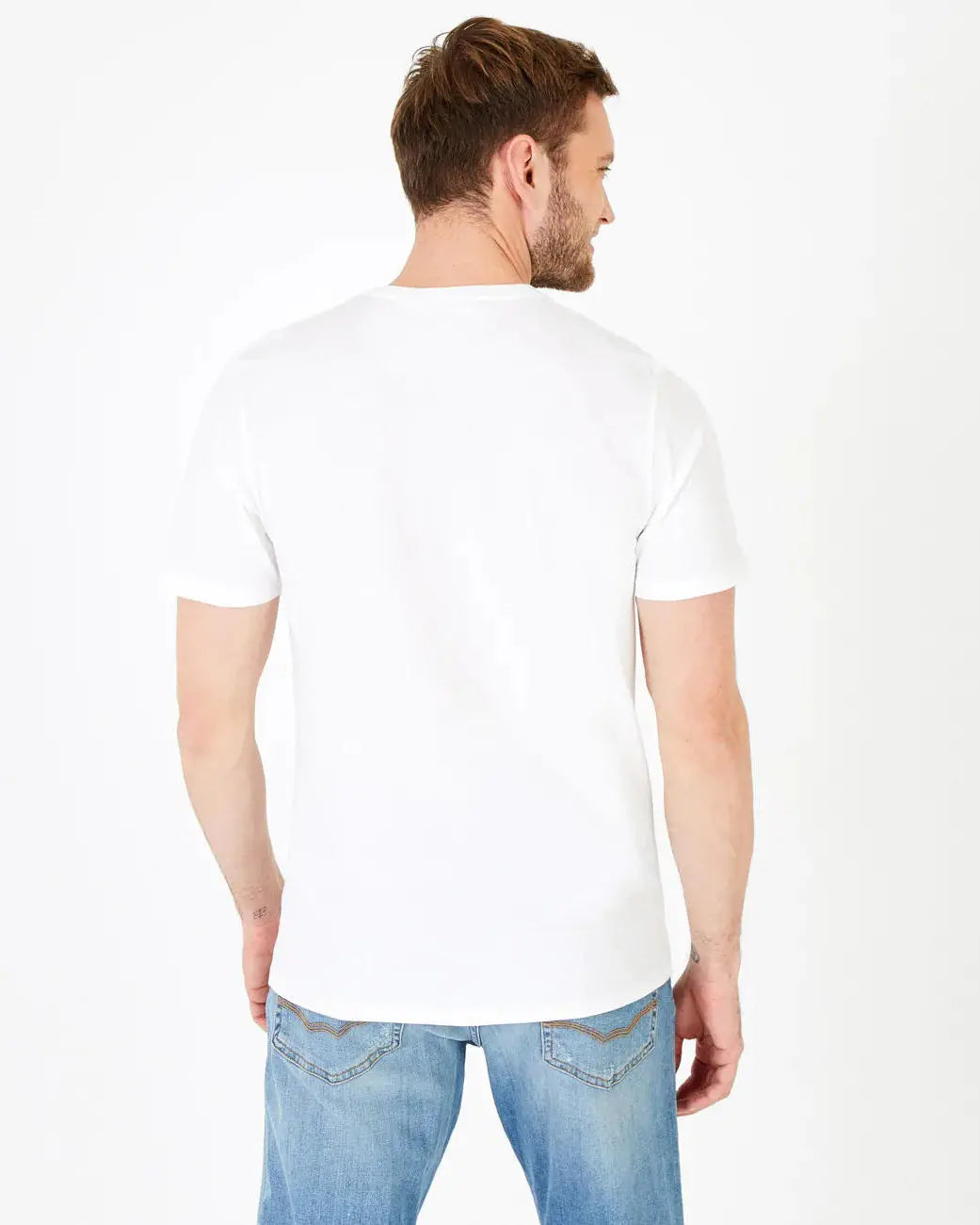 White T-Shirt Manches Courtes - BEVAVA