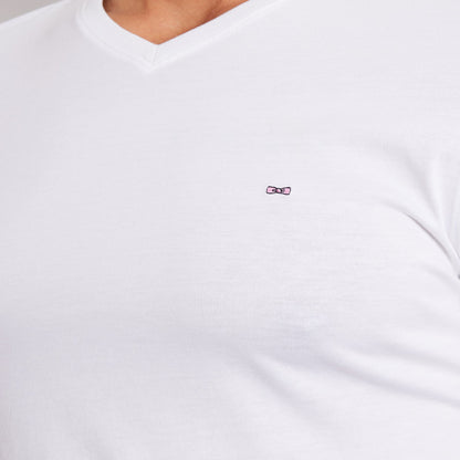 Long Sleeved White V Neck T-Shirt_PPKNITLE0008_BC_04