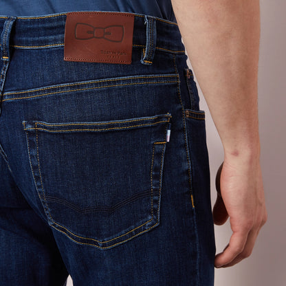 Blue Jeans In Stretch Cotton