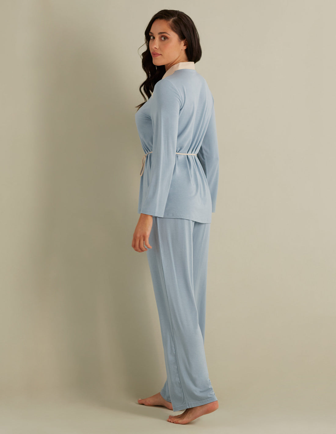Magnolia Night Shirt Pajama Set_PPRD163002_038_03