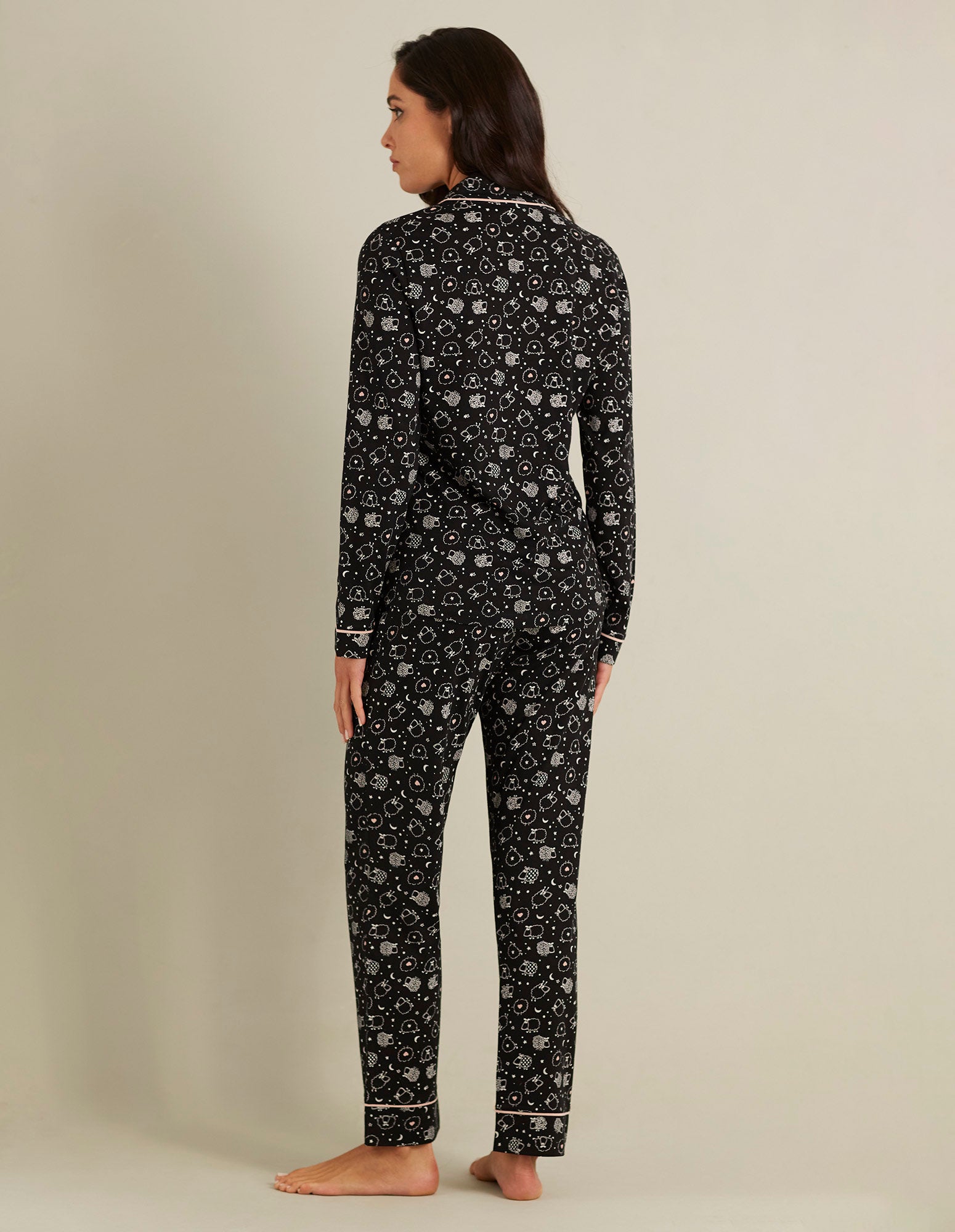 Multi-Color Long-Pyjamas With Front Opening_PPRD163004_128_03