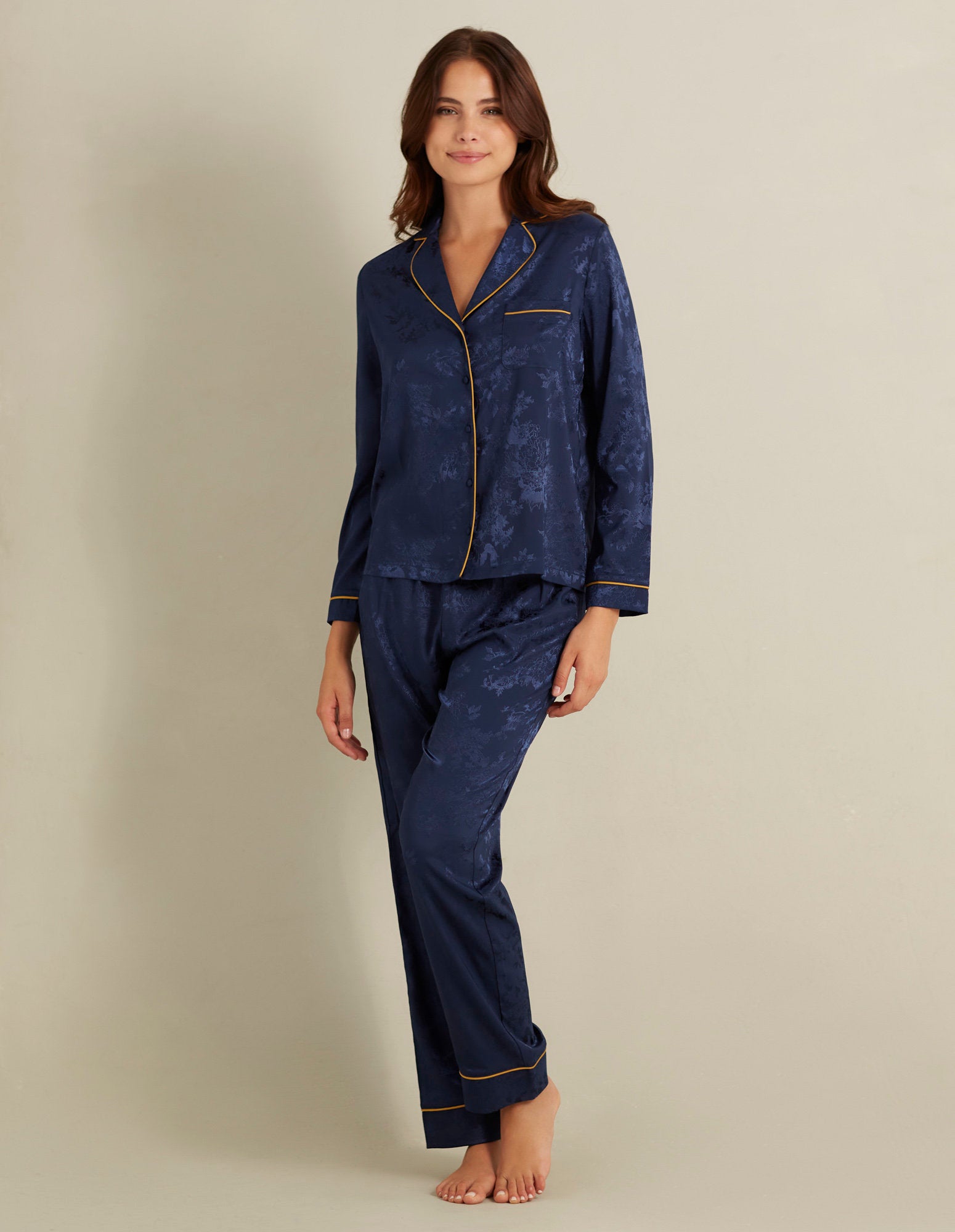 Royal Garden Night Shirt Pajama Set_PPRD163005_024_02
