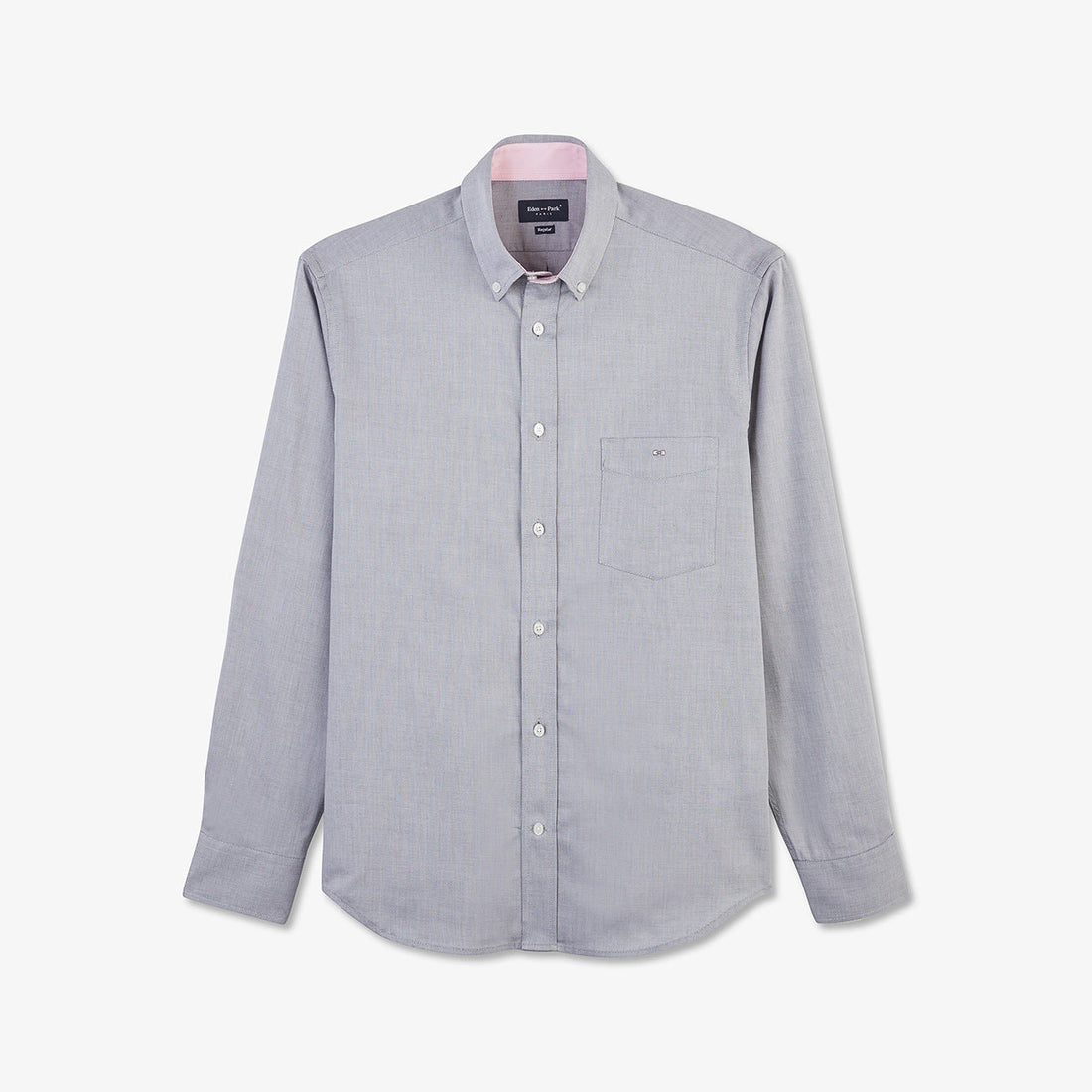 Light Grey Cotton Shirt_PPSHICHE0020_GRM_02