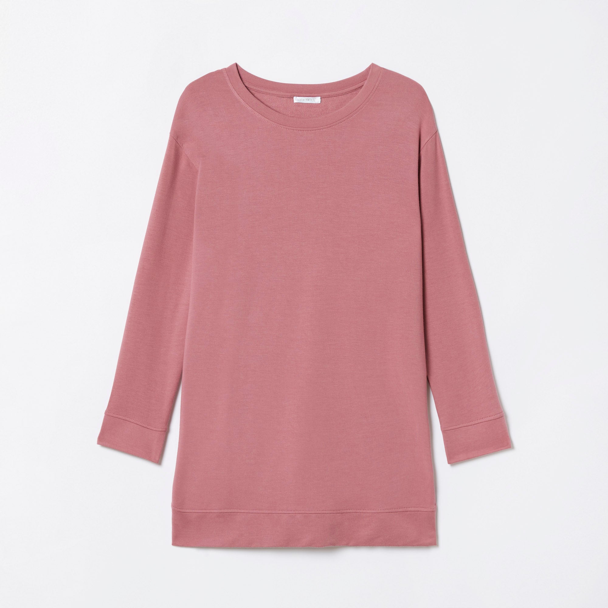 Dark Clay Rose Long-Sleeve T-Shirt