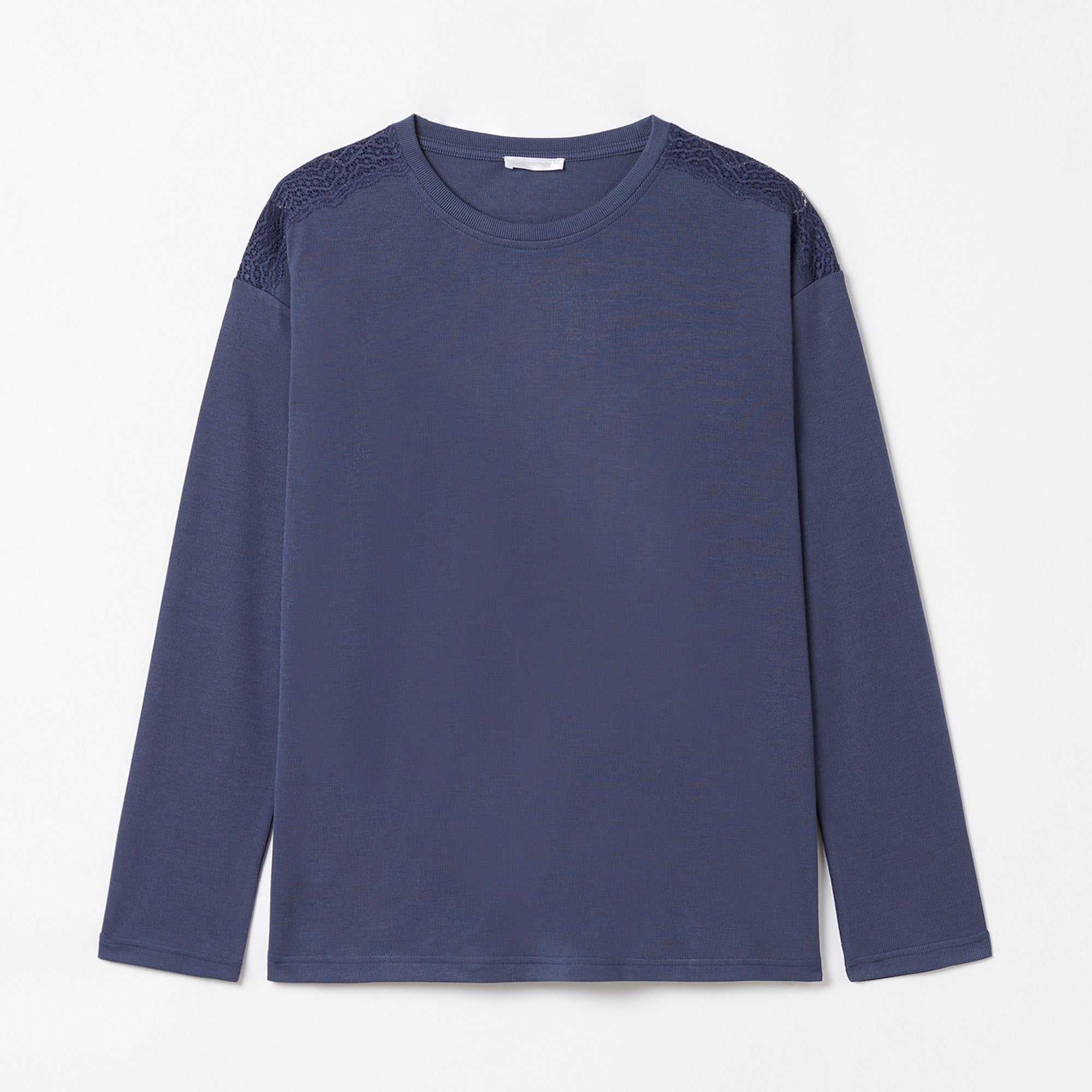Denim Long-Sleeve T-Shirt - BEVAVA