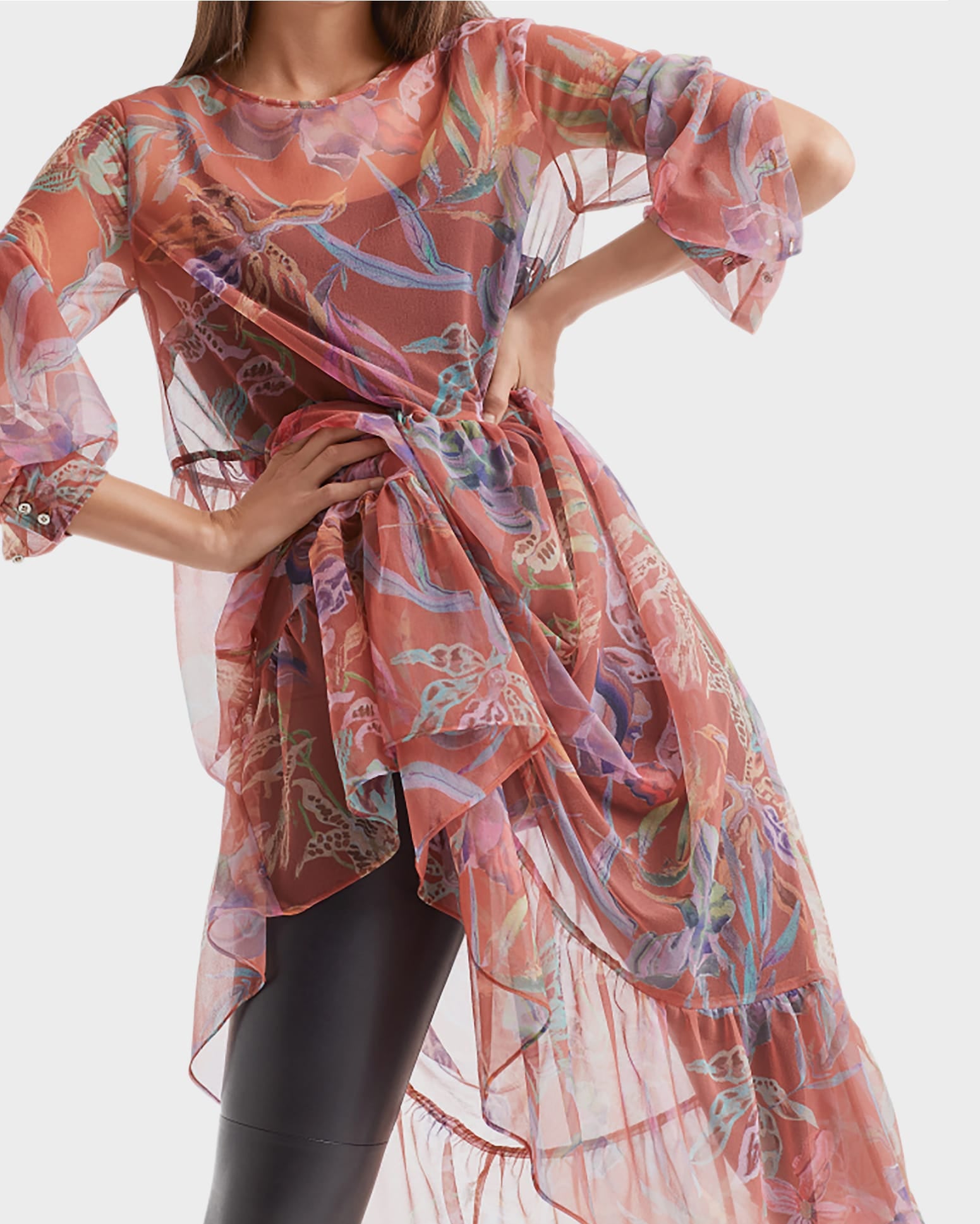 Coral Dress Marc Cain