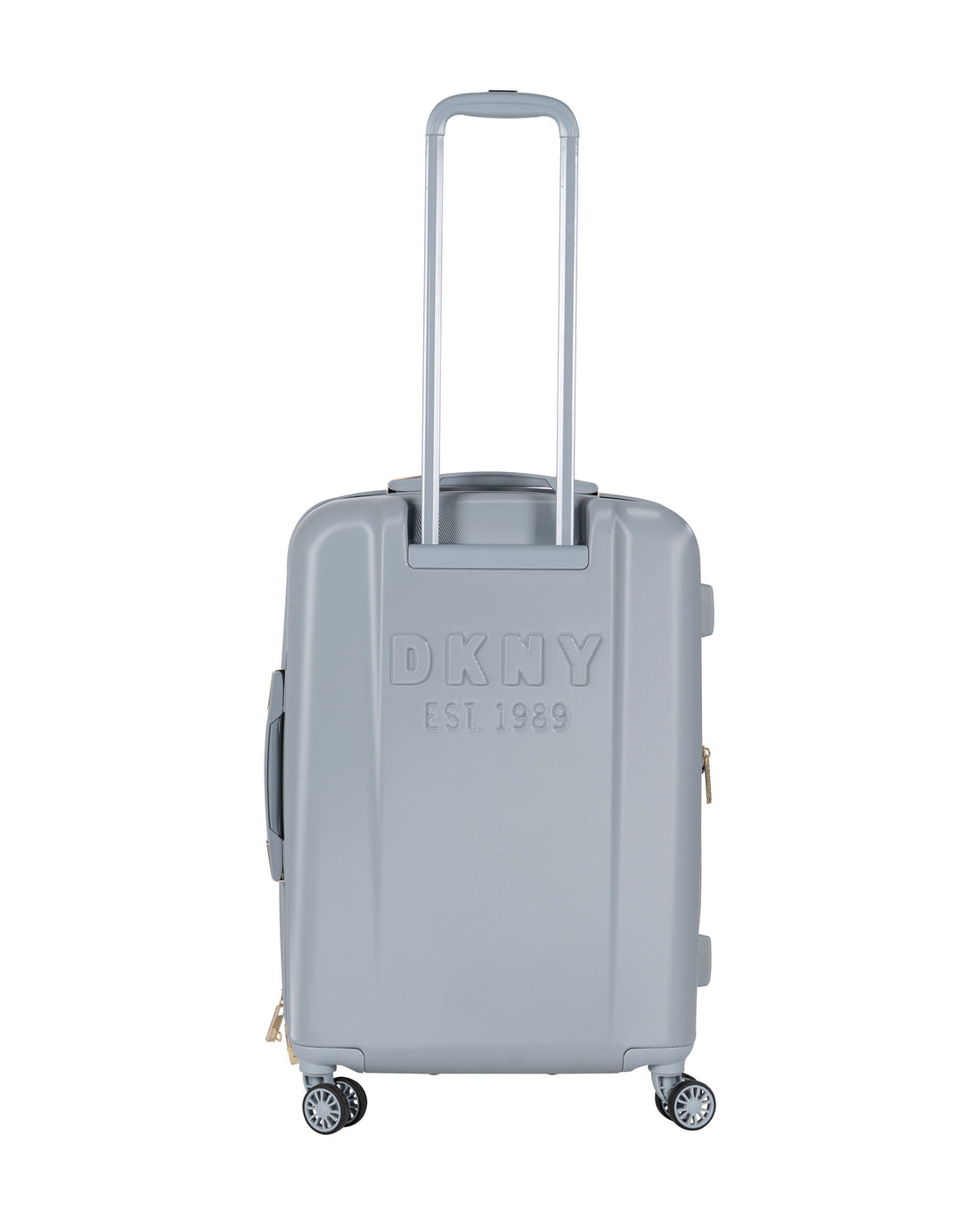 DKNY - حقيبة سفر متوسطة الحجم باللون الرمادي