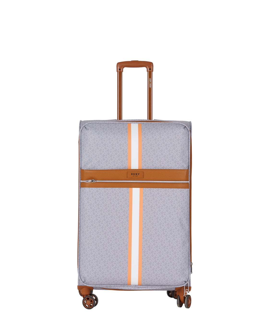 DKNY حقيبة سفر أرجوانية كبيرة