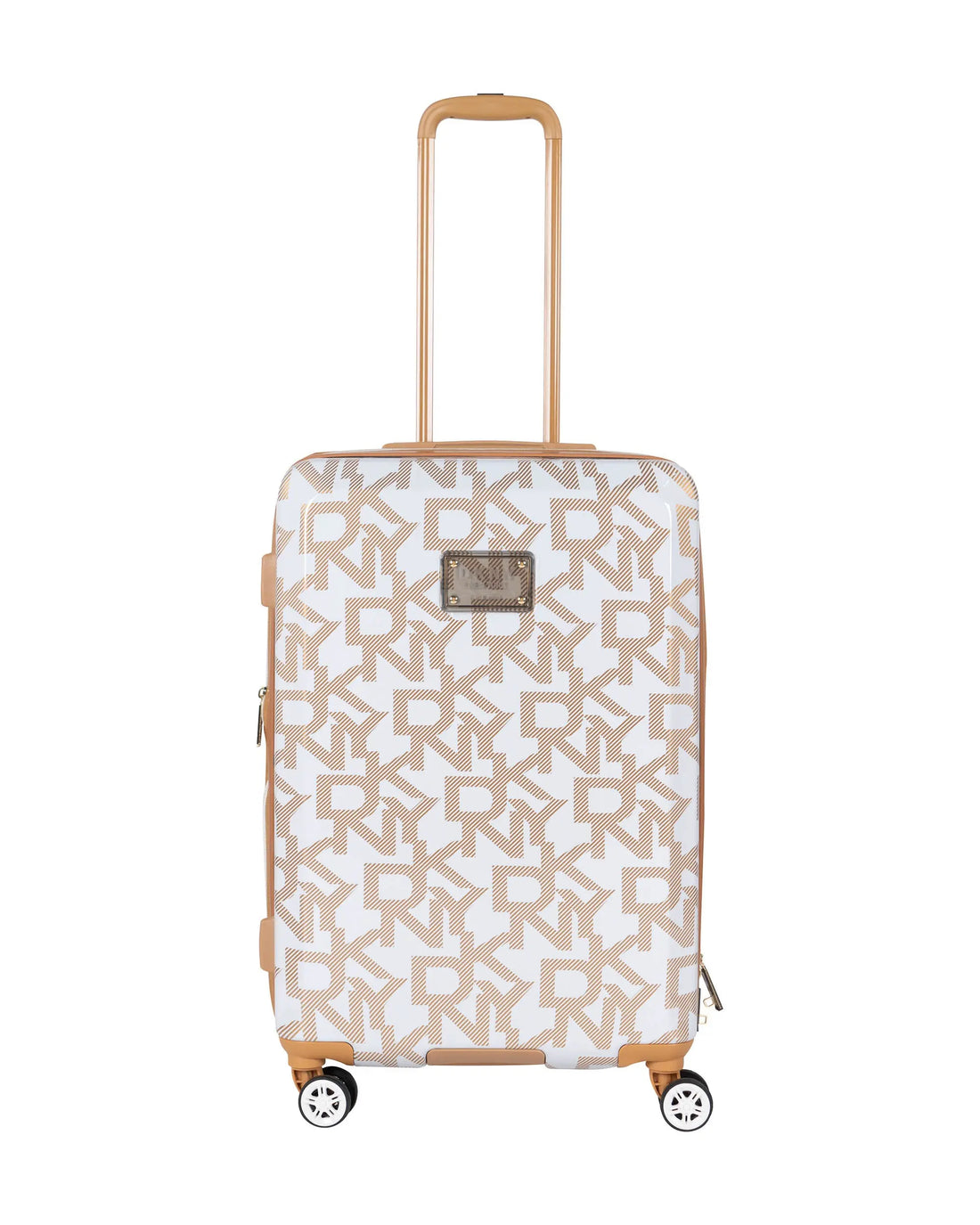 DKNY White Medium Luggage - BEVAVA