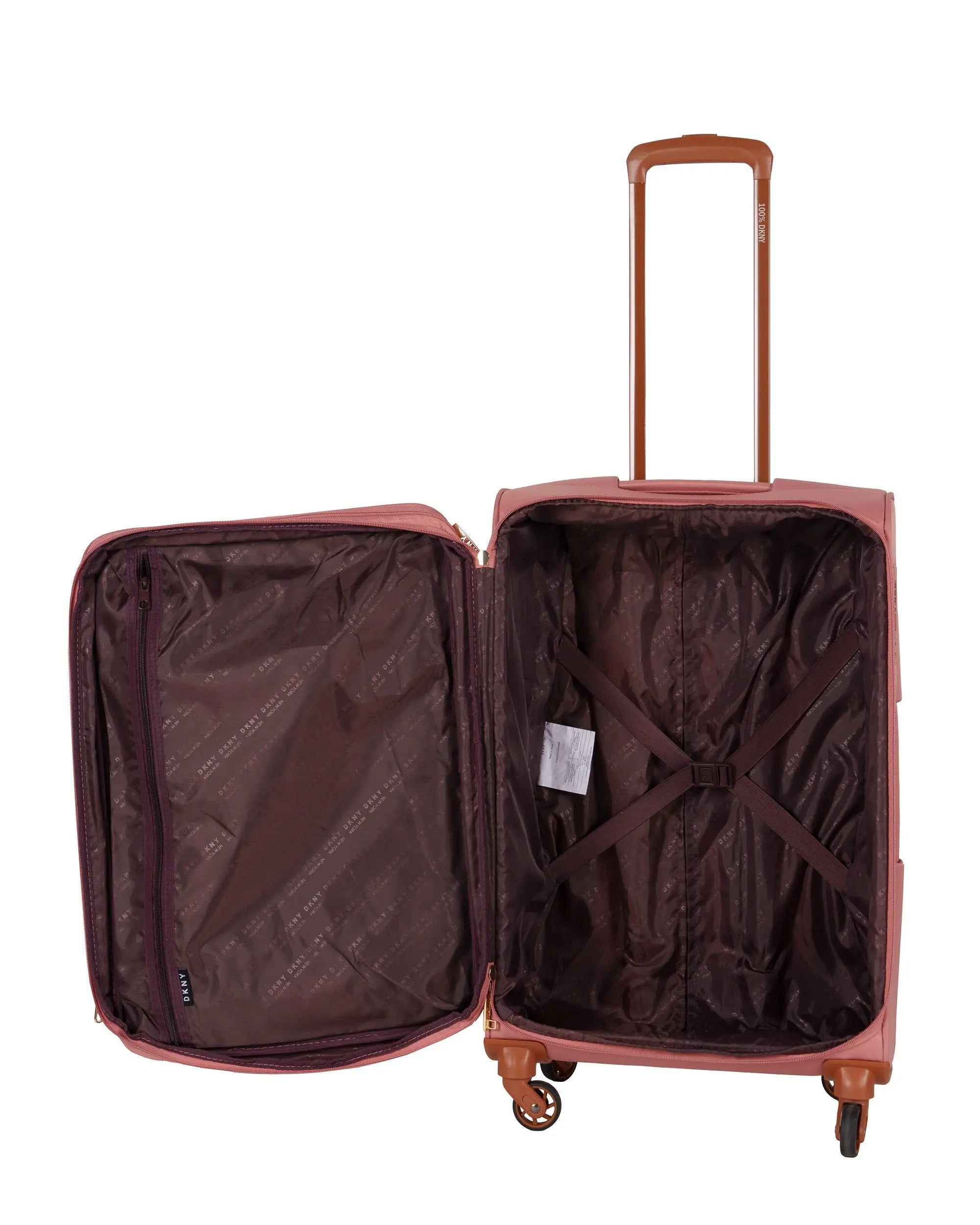 DKNY Pink Medium Luggage - BEVAVA