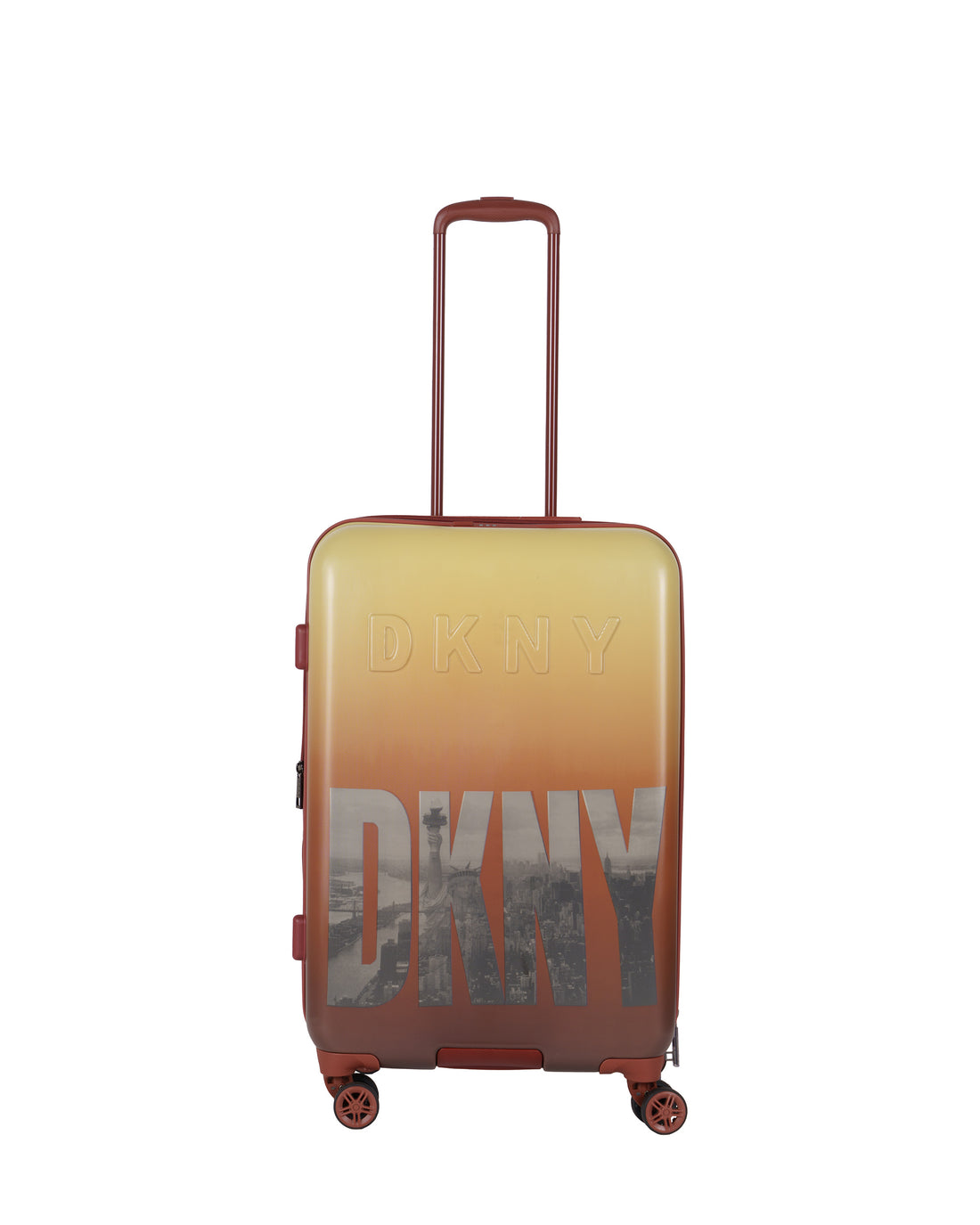 DKNY Brown Medium Luggage