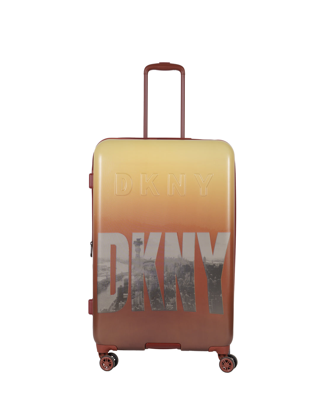DKNY - حقيبة سفر كبيرة بنية