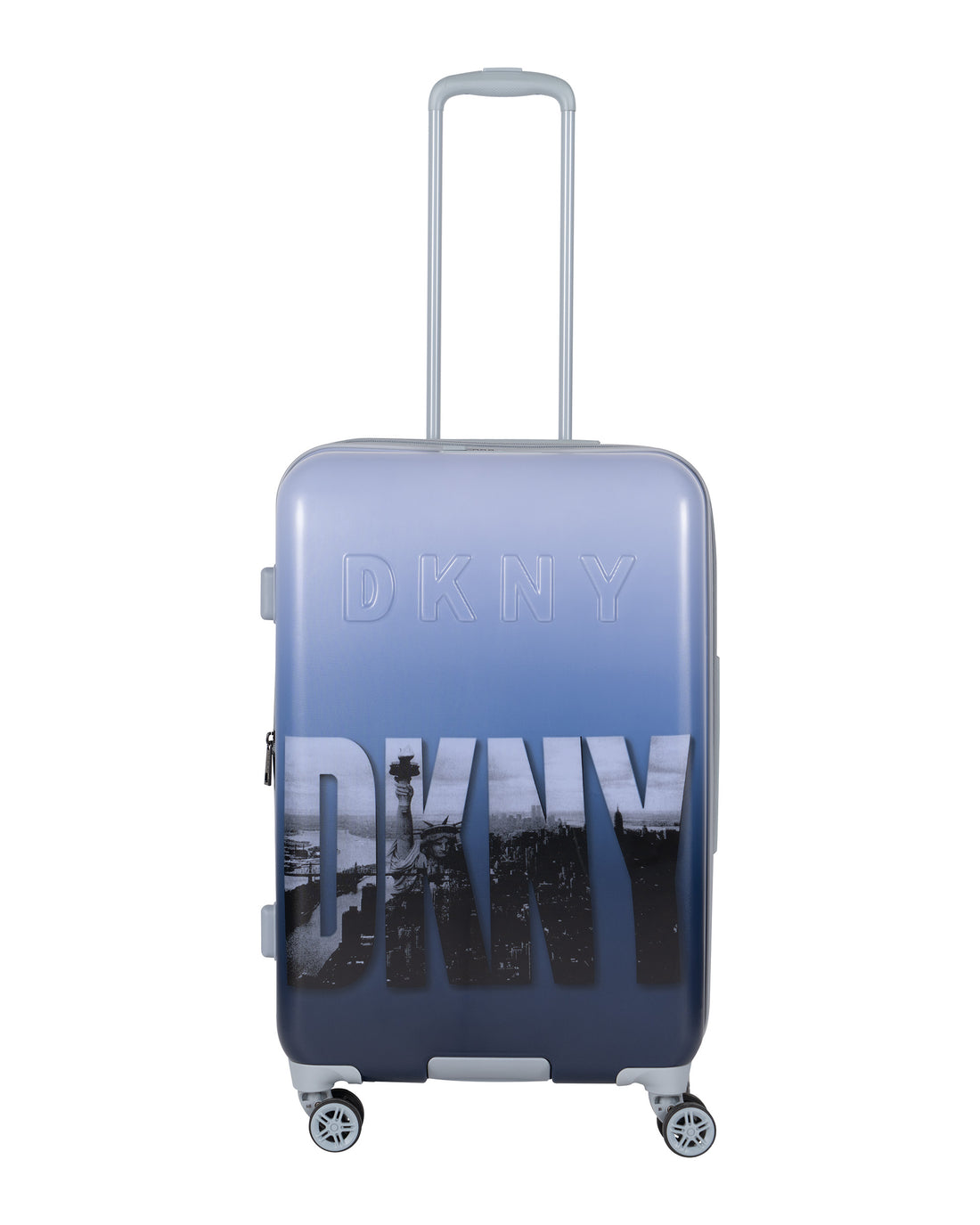 حقيبة سفر DKNY زرقاء متوسطة الحجم