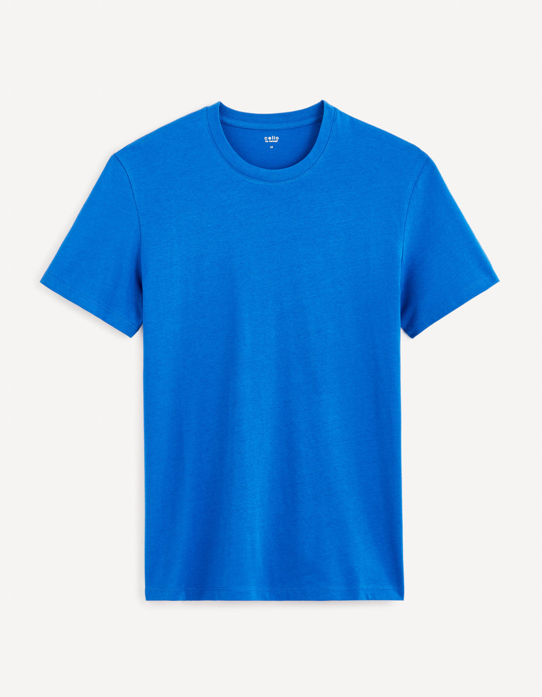 Round Neck T-Shirt 100% Cotton_TEBASE_BLEU BRUT_02