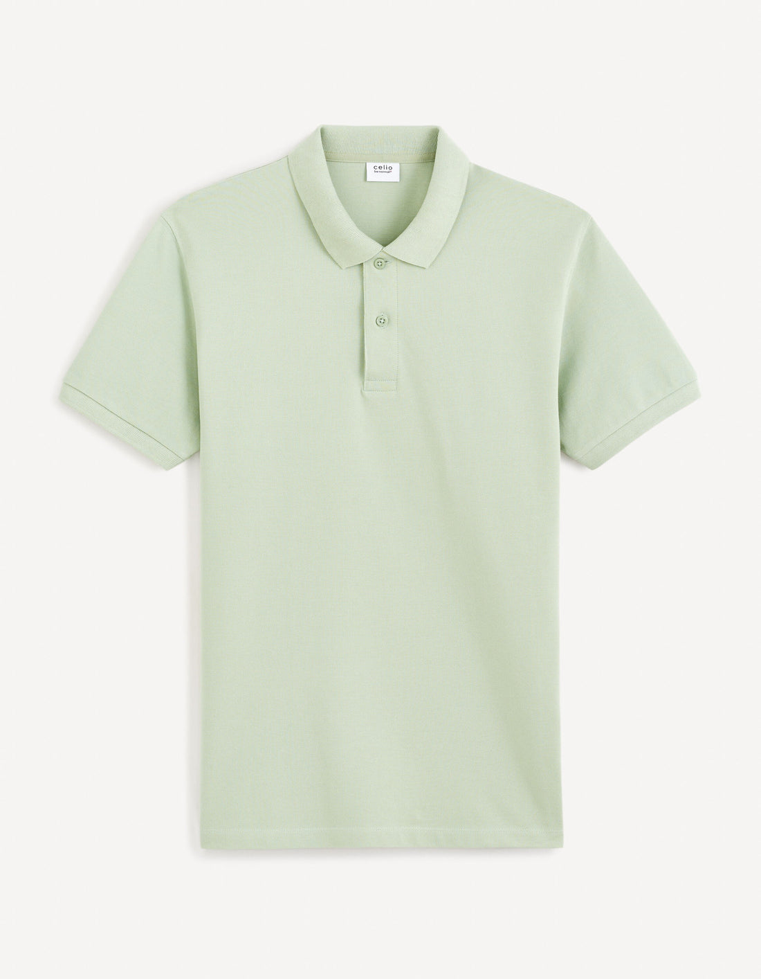 100% Cotton Pique Polo Shirt_TEONE_DARK GREEN 01_02