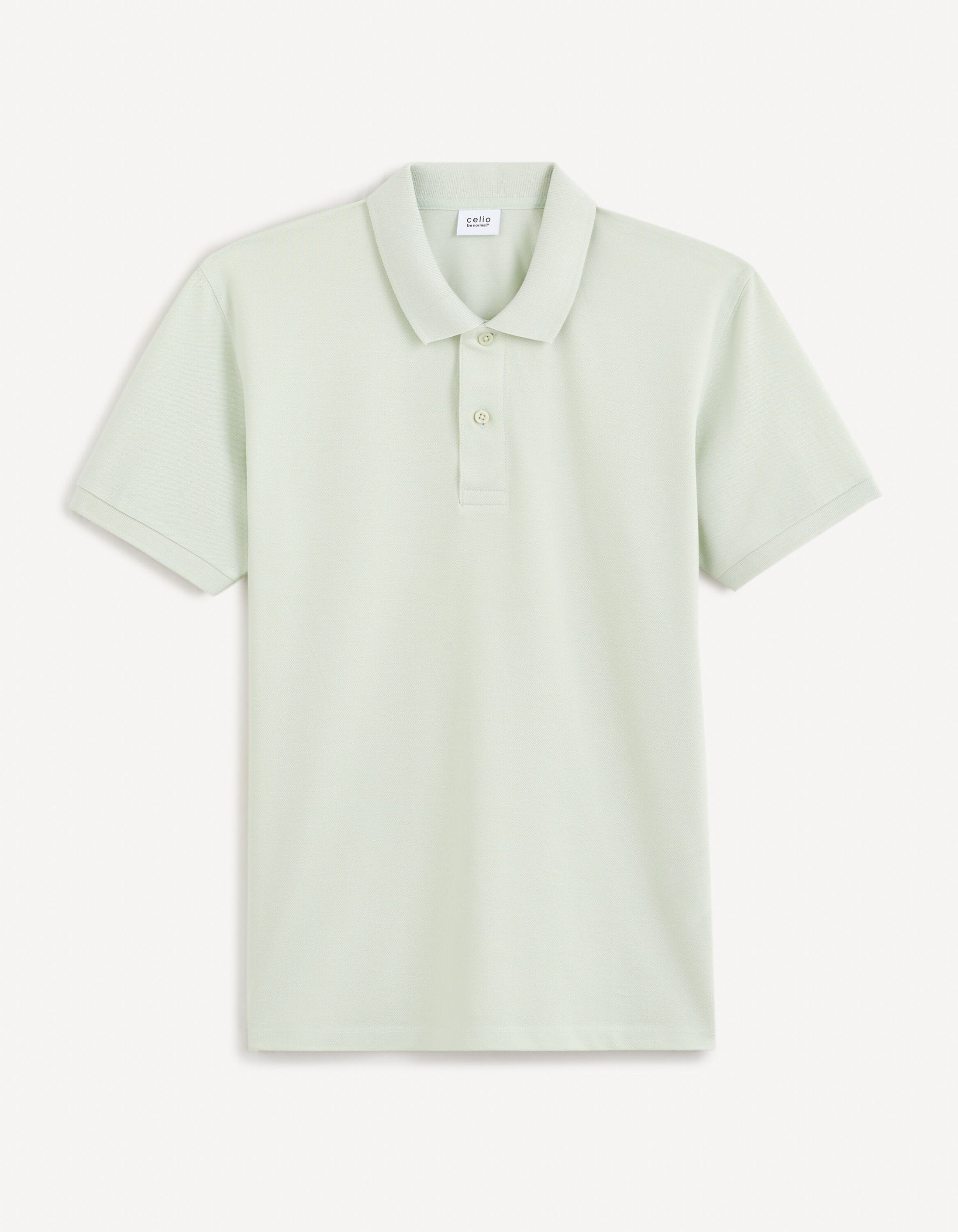 100% Cotton Pique Polo Shirt_TEONE_VERT D&